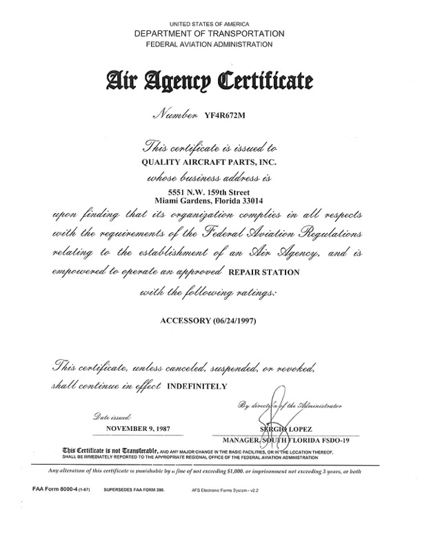 Air-Agency-Cert Certification